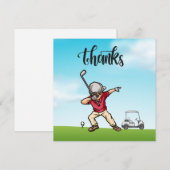 Golferballonnetjes op bedankt van golfbanen (Voorkant / Achterkant)