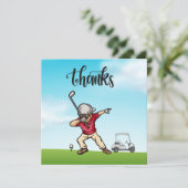 Golferballonnetjes op bedankt van golfbanen (Staand voorkant)