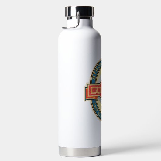 Golferflesje met dun kopervacuüm waterfles (Rechts)