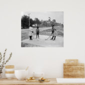 Golferinos African American Children Golf c1905 Poster (Keuken)
