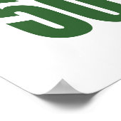 Golfer's 50ste verjaardag poster (Hoek)