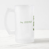 Golfers 50th Birthday Party Gift Matglas Bierpul (Links)