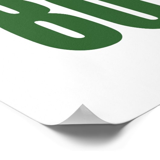 Golfer's 80ste verjaardag poster (Hoek)