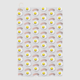 Golfers Bacon en Ei Golfhanddoek