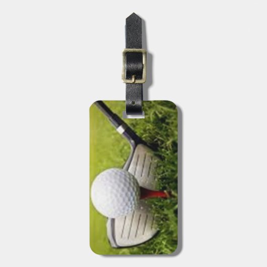 ***GOLFER'S*** BAGAGELABEL EN GOLFTAS LABEL (Voorkant verticaal)