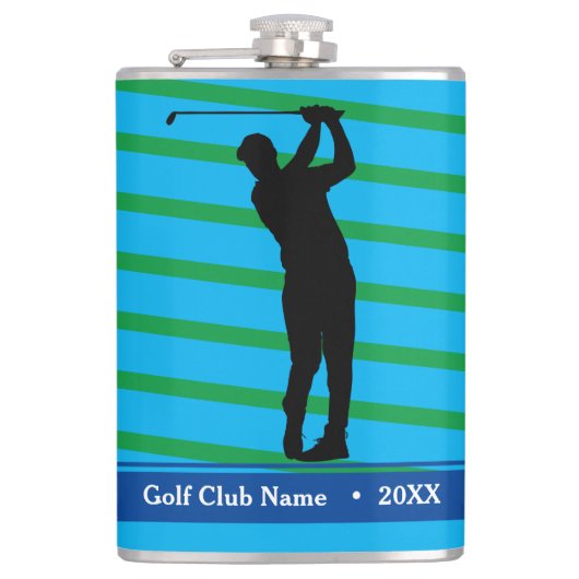 Golfers "Birdie Juice" fleskolf Heupfles (Voorkant)