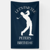 Golfer's BIRTHDAY Extravaganza Spandoek (Verticaal)
