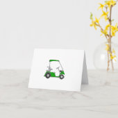 Golfer's Birthday Kaart (Gele Bloem)