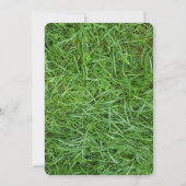 Golfer's Birthday Party Invitation Kaart (Achterkant)