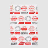 Golfers cadeau! Fun Retirement Golfhanddoek (Voorkant)