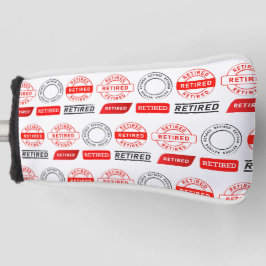 Golfers cadeau! Fun Retirement Putter Golfheadcover