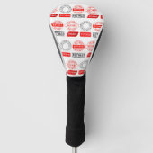 Golfers Cadeau! Leuk Pensioen  Golfheadcover (Voorkant)