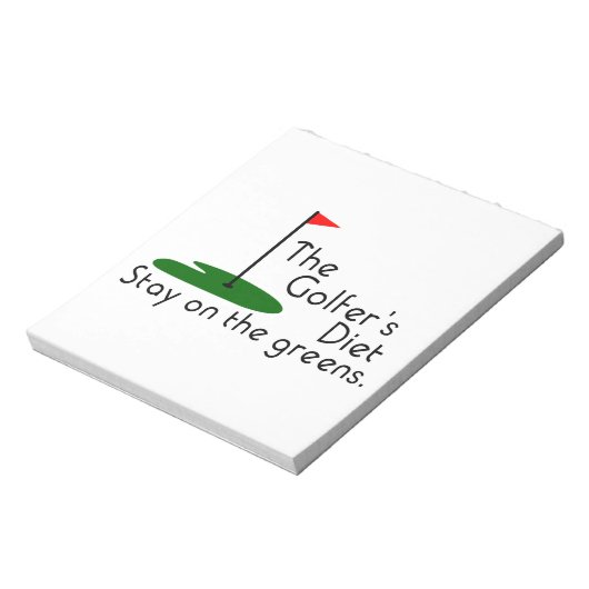 Golfers Diet Notitieblok (Linkerzijde)