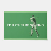 Golfers Doormat Deurmat (Voorkant)