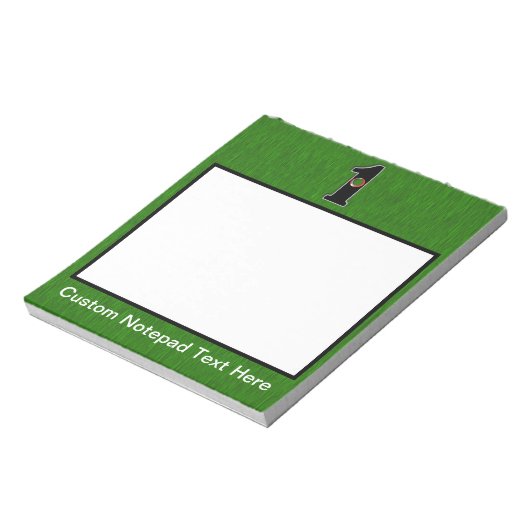 Golfer's droom - Hole in One! Blocnote (Linkerzijde)