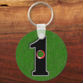 Golfer's droom - Hole in One! Sleutelhanger (Voorkant)