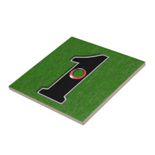 Golfer's droom - Hole in One! Tegeltje