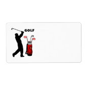 Golfers Etiket (Voorkant)