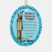 Golfers Gebed golf Keramisch Ornament (Rechts)