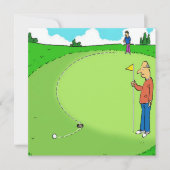 Golfer's gemiste Cartoon (Voorkant)