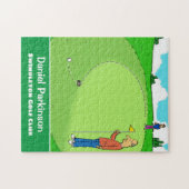 Golfer's gemiste Cartoon Legpuzzel (Horizontaal)