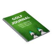 Golfer's Gepersonaliseerd Personal Golf Journal Notitieboek (Rechterzijde)