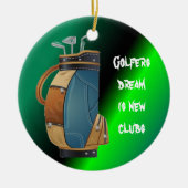 Golfers Gift Collectie Keramisch Ornament (Voorkant)