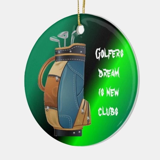 Golfers Gift Collectie Keramisch Ornament (Links)