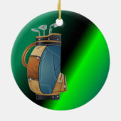 Golfers Gift Collectie Keramisch Ornament (Achterkant)
