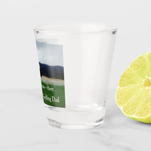 Golfers, golf, golfen Werelden beste vader Shot Glas (Rechts)