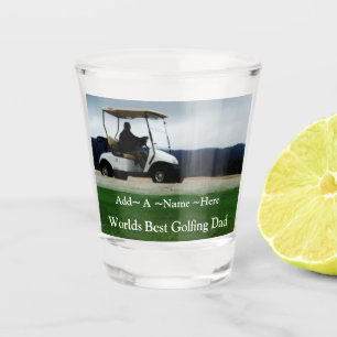 Golfers, golf, golfen Werelden beste vader Shot Glas