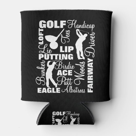 Golfers Golf Terminology Blikjeskoeler (Voorkant)