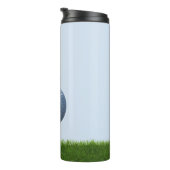 Golfer's Golf Thema Teeding Off De Groene Sporten Thermosbeker (Geroteerd rechts)