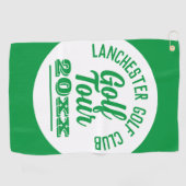 Golfers Golf Tour Golfhanddoek (Horizontaal)