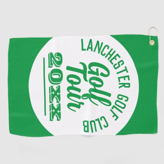 Golfers Golf Tour Golfhanddoek (Horizontaal)