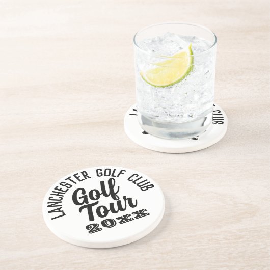 Golfers Golf Tour Onderzetter (Zijkant)