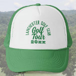 Golfers Golf Tour Trucker Hat Trucker Pet<br><div class="desc">Golfers Golf Tour Pet. Een pet voor golfers op tournee. Golf pet met golftour en jaar van de rondleiding. Groene tekst.</div>