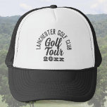 Golfers Golf Tour Trucker Pet<br><div class="desc">Golfers Golf Tour Pet. Een pet voor golfers op tournee. Golf pet met golftour en jaar van de rondleiding.</div>