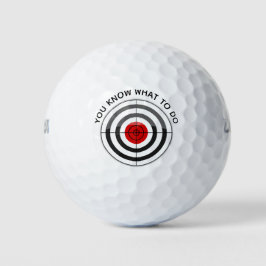 Golfers Golfballen