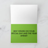 Golfers Happy Birthday kaart! Kaart (Binnen)