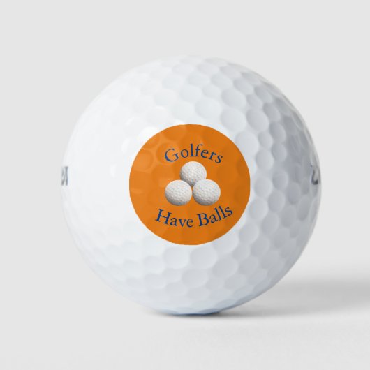 Golfers hebben een goufbal golfballen (Voorkant)