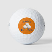 Golfers hebben een goufbal golfballen (Voorkant)