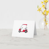 Golfer's Humoureuze Birthday Kaart (Gele Bloem)