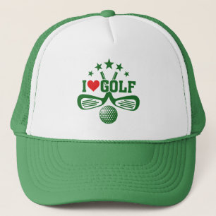 Golfers, ik hou van Golf Trucker Pet