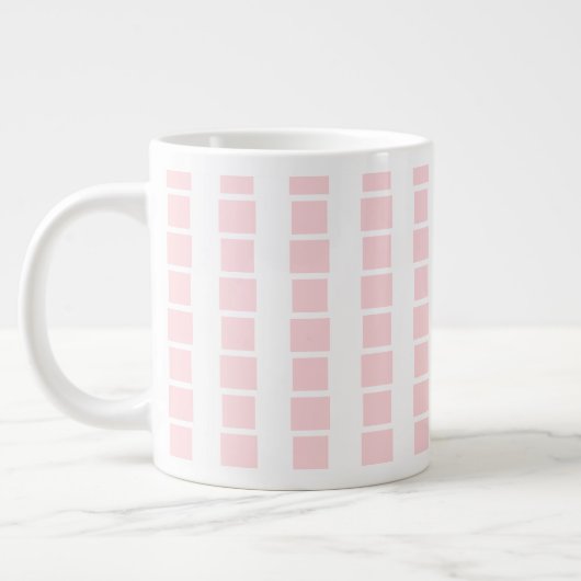 Golfers Mug, Golfing is my Life! Pink White Square Grote Koffiekop (Links)