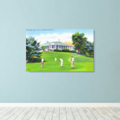 Golfers op McGregor Golf Links Scene Canvas Afdruk (Insitu (Houten vloer))