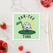 Golfers Par-T-shirt Tijd Servet (Insitu)