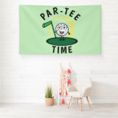 Golfers Par-T-shirt Tijd Spandoek (Insitu)