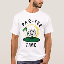 Golfers Par-T-shirt Tijd