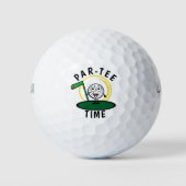 Golfers Par-Tee Tijd Golfballen (Voorkant)